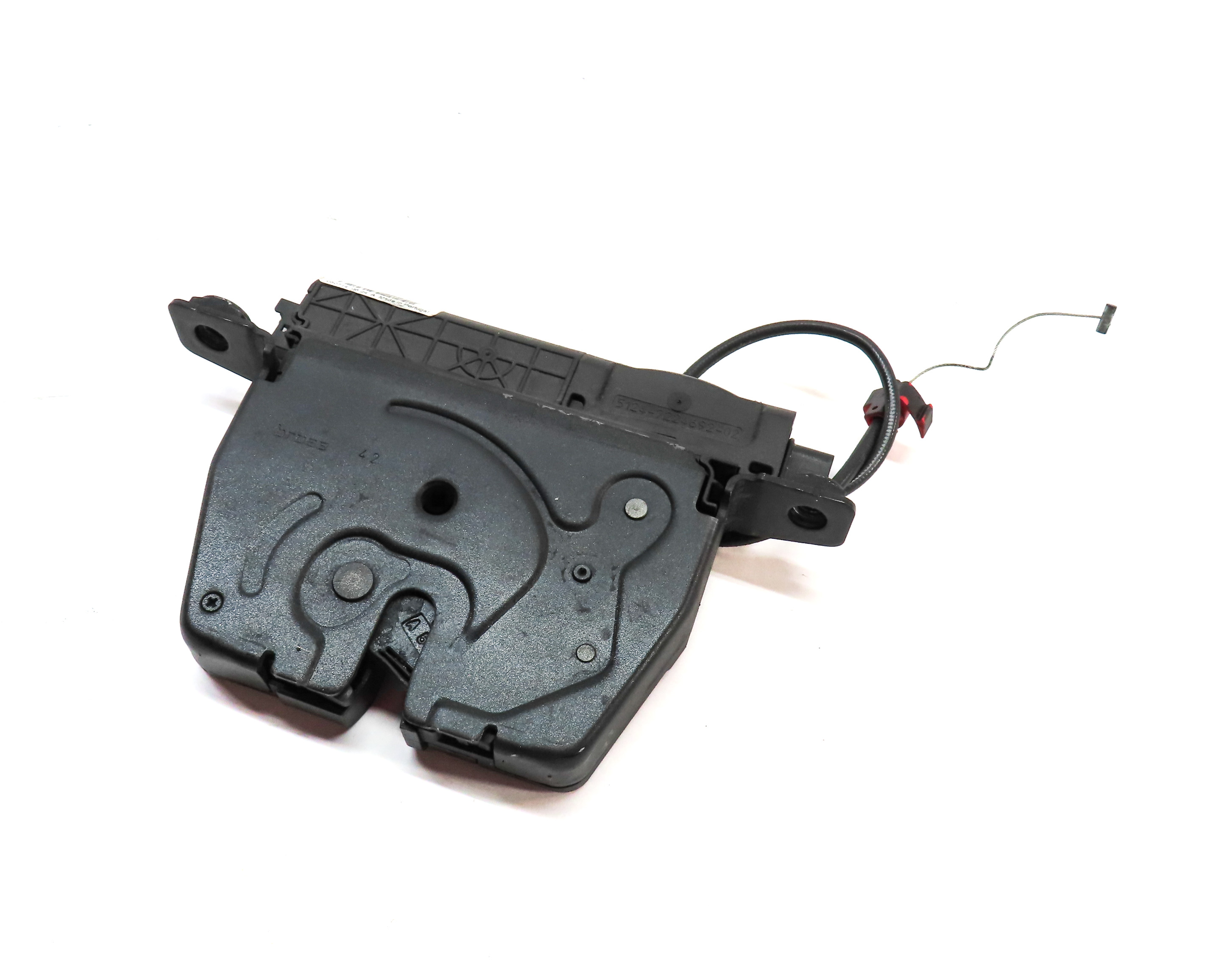2013 BMW 335XI (F30) REAR TRUNK HATCH LID LOCK LATCH ACTUATOR w/ CABLE — exact item pictured